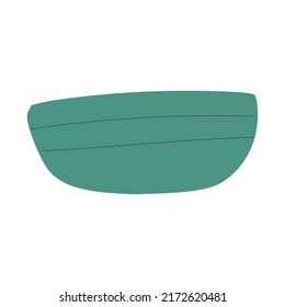 Isolated sketch of an empty bowl Vector