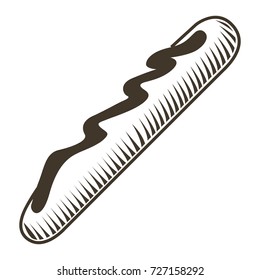 Isolated sketch of a sauce, Vector illustration