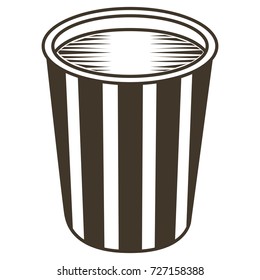 Isolated sketch of a soda, Vector illustration