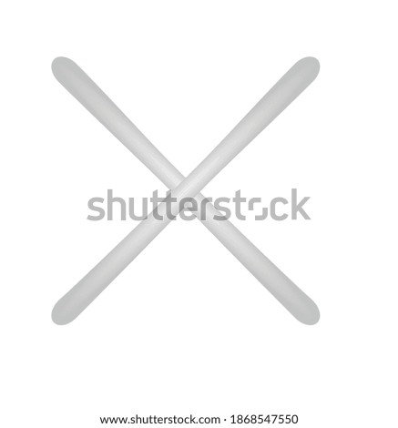 Isolated ski equipment. vector illustration