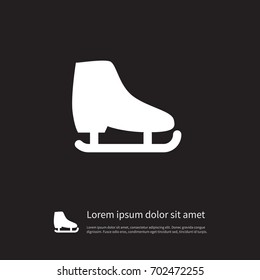 Isolated Skid Icon. Freeze Vector Element Can Be Used For Skating, Skid, Freeze Design Concept.