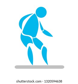 Isolated skiing people icon. Vector illustration design