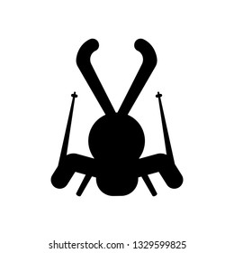 Isolated skiing person icon. Vector illustration design