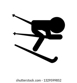 Isolated skiing person icon. Vector illustration design