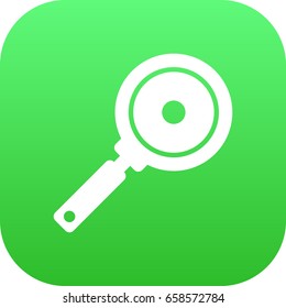 Isolated Skillet Icon Symbol On Clean Background. Vector Non-Stick Element In Trendy Style.