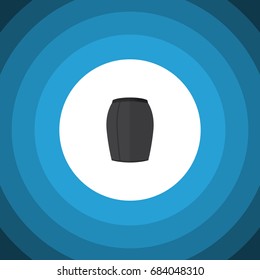 Isolated Skirt Flat Icon. Stylish Apparel Vector Element Can Be Used For Skirt, Apparel, Woman Design Concept.
