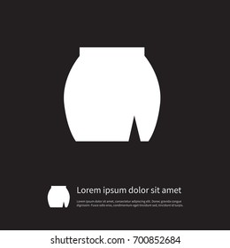 Isolated Skirt Icon. Wear Vector Element Can Be Used For Skirt, Apparel, Wear Design Concept.