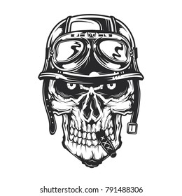 Similar Images, Stock Photos & Vectors of Skull German Military Helmet ...