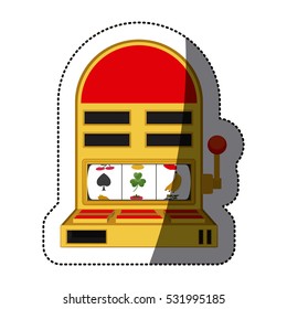 Isolated slot machine design