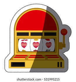 Isolated slot machine design