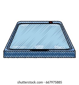 isolated smart tablet