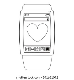 Isolated smart watch design