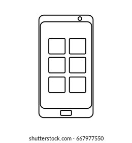 isolated smartphone cellphone