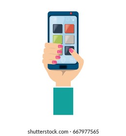 isolated smartphone cellphone
