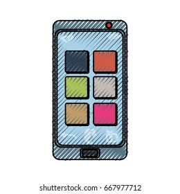isolated smartphone cellphone