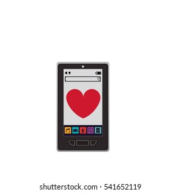 Isolated Smartphone design