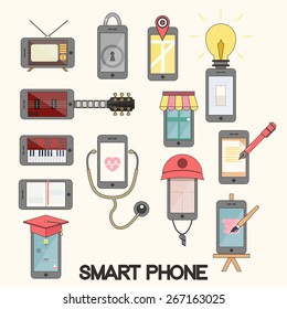 Isolated smartphone functions for life