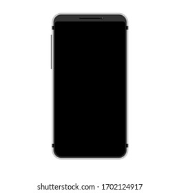 Isolated smartphone on white background. Vector illustration design.