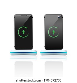 Isolated smartphone on white background. Vector illustration design.