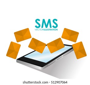 Isolated smartphone and sms design