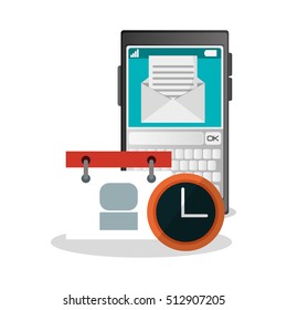 Isolated smartphone and sms design