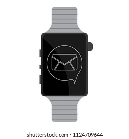 Isolated smartwatch icon