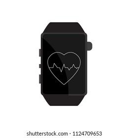 Isolated smartwatch icon