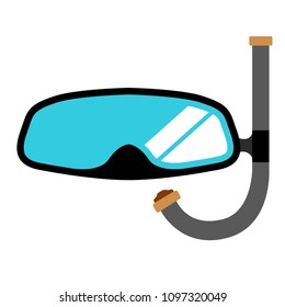 Isolated snorkel icon