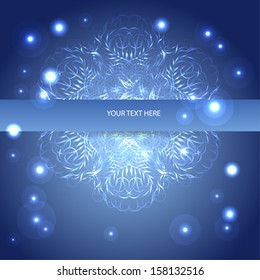 isolated snowflake or flower eps 10