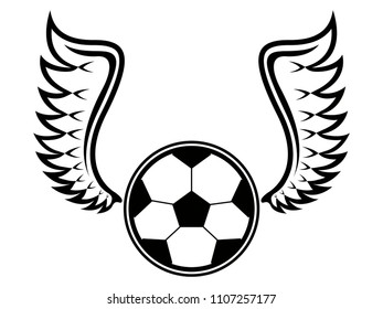 Isolated soccer ball
