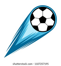 Isolated soccer ball