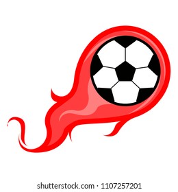 Isolated soccer ball