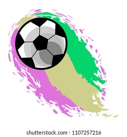 Isolated soccer ball