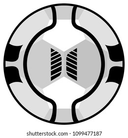 Isolated soccer ball icon