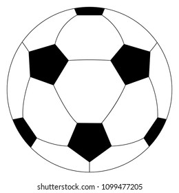 Isolated soccer ball icon