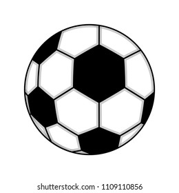 Isolated soccer ball icon