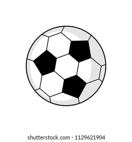 Isolated soccer ball icon