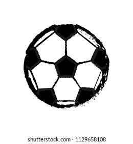 Isolated soccer ball icon