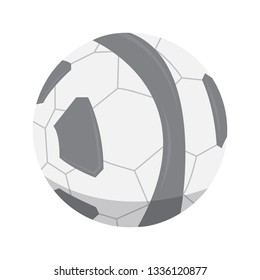 Isolated soccer ball icon. Vector illustration design