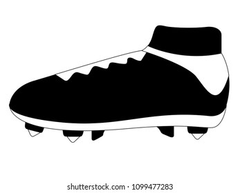 Isolated soccer cleat icon