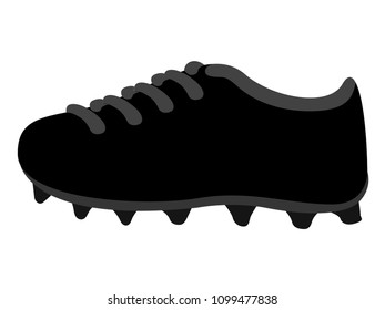 Isolated soccer cleat icon