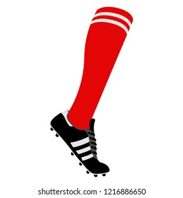 Isolated soccer cleat image. Vector illustration design