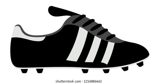 Isolated soccer cleat image. Vector illustration design