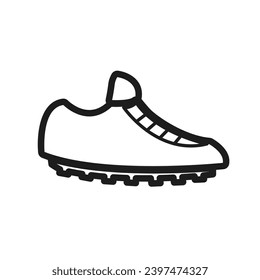 Isolated soccer cleat shot icon Flat design Vector illustration