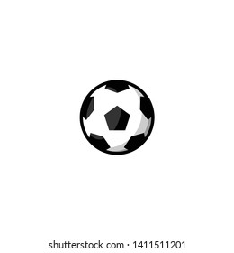 Isolated Soccer, Football Ball Vector Icon, Emoji, Emoticon