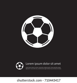 Isolated Soccer Icon.  