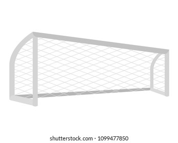 Isolated soccer net icon