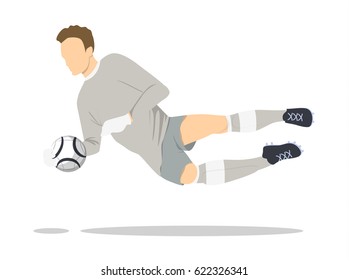 Isolated soccer player. Silhouette of a man in uniform with ball. African american.