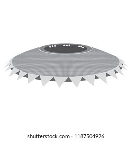 Isolated soccer stadium