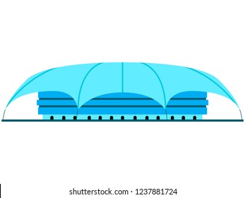 Isolated soccer stadium icon. Vector illustration design